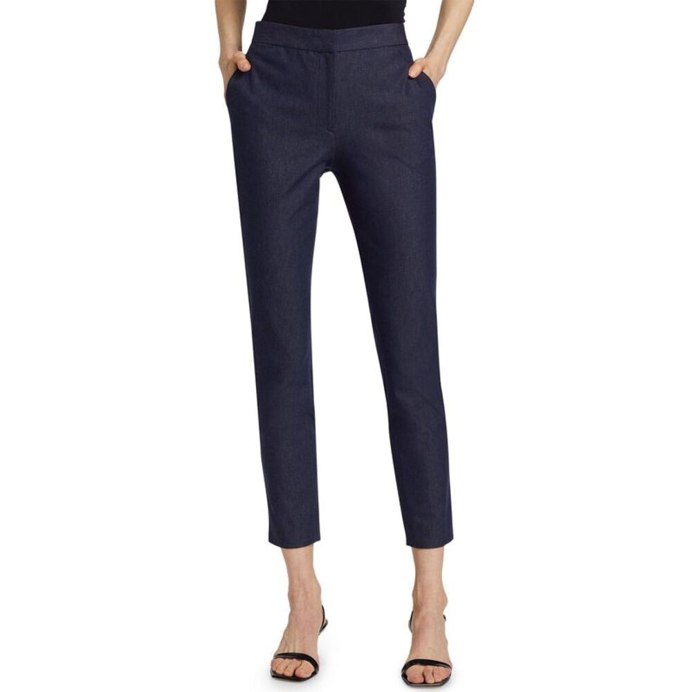 Rosetta Getty Womens Cropped Skinny Pants 2 Indigo - NWT $895